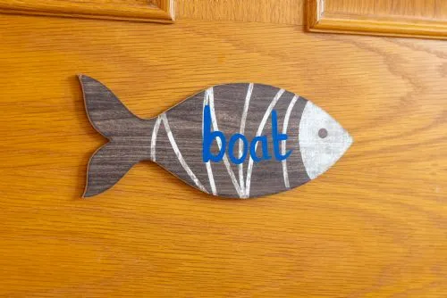 Gardd Nain - Boat Room Sign 