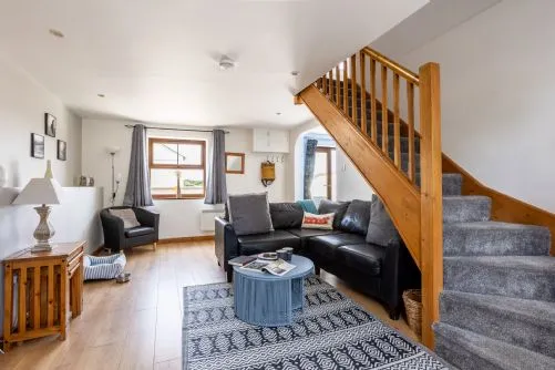 Y Stabl - stairs up to second floor