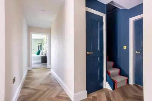 Bluebells - Hallway to Green Room