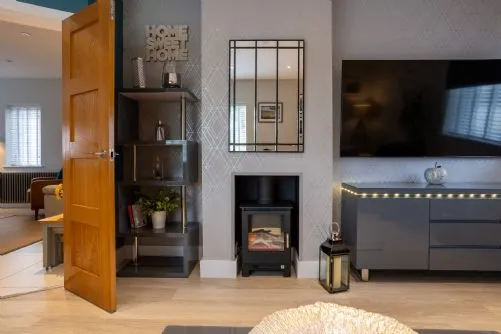 Monfa Electric Fireplace 